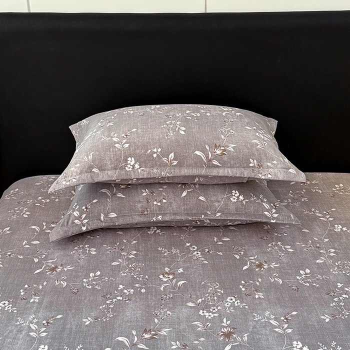 91家纺网 家纺一手货源 找家纺 梦舒羽 2025新款原麻床笠机洗家用防滑透气四季款床罩床垫床单保护套 花蕾