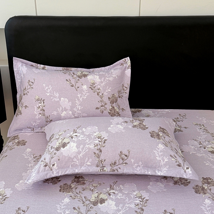 91家纺网 家纺一手货源 找家纺 梦舒羽 2025新款原麻床笠机洗家用防滑透气四季款床罩床垫床单保护套 春风序