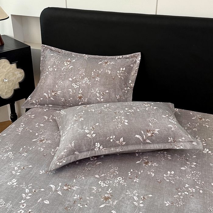 91家纺网 家纺一手货源 找家纺 梦舒羽 2025新款原麻床笠机洗家用防滑透气四季款床罩床垫床单保护套 花蕾