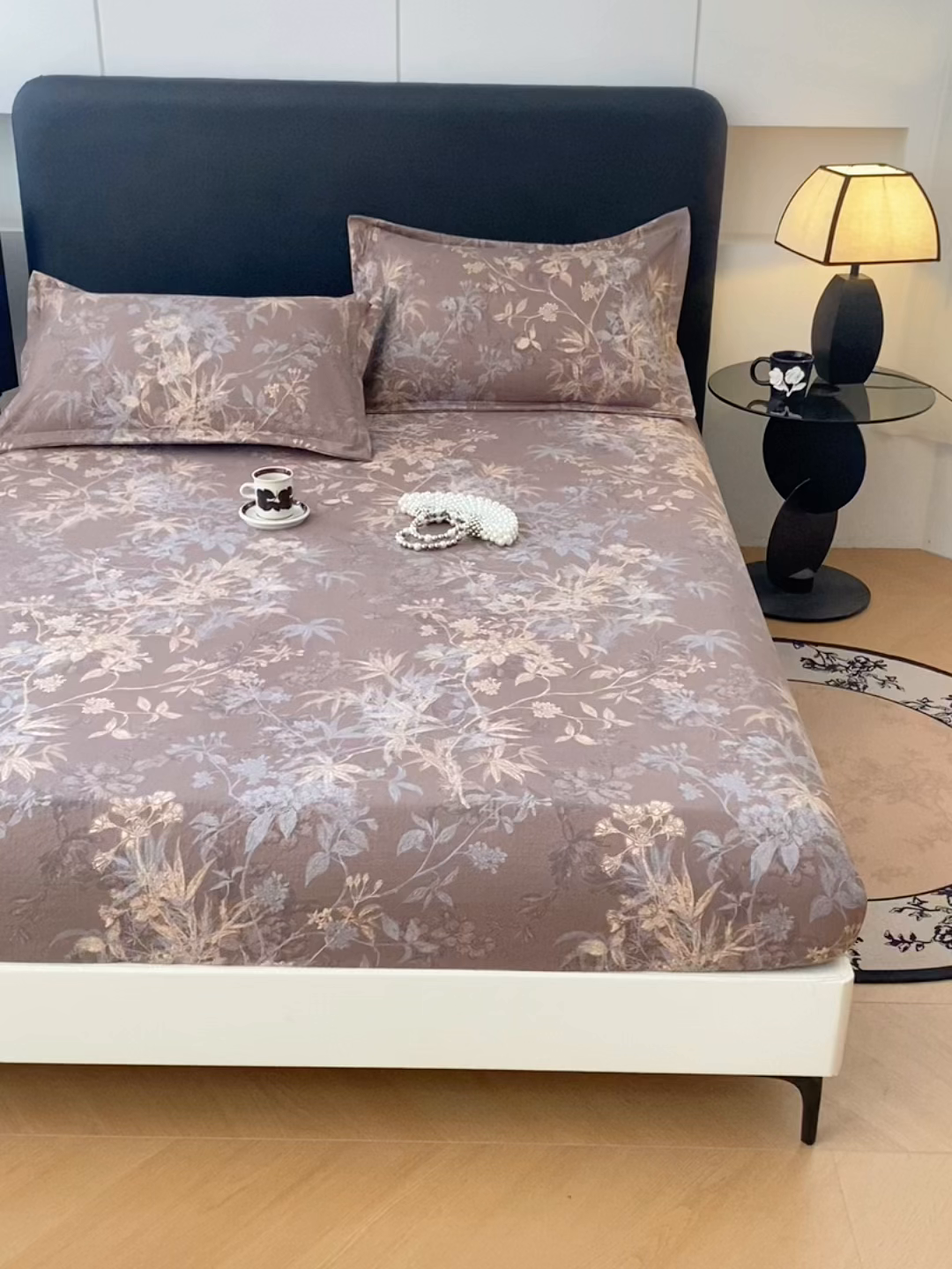 91家纺网 家纺一手货源 找家纺 （总）梦舒羽 2025新款原麻床笠机洗家用防滑透气四季款床罩床垫床单保护套