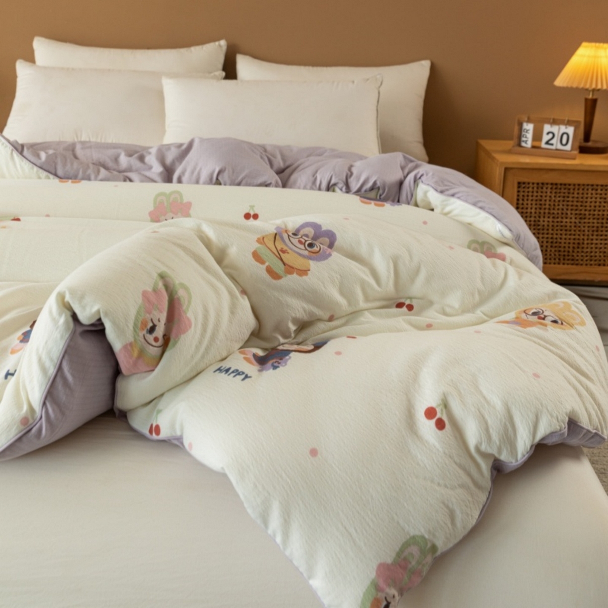 91家纺网 家纺一手货源 找家纺 （总）梦镜家纺 2025新款A类云感双层纱冬被被子被芯买家秀