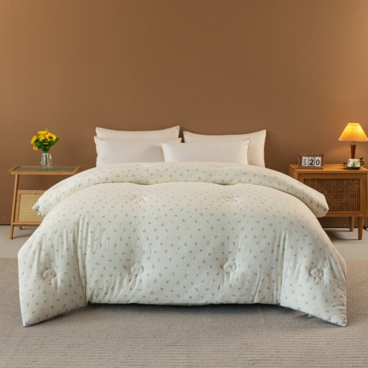 91家纺网 家纺一手货源 找家纺 梦镜家纺 2025新款A类云感双层纱冬被被子被芯买家秀 初恋