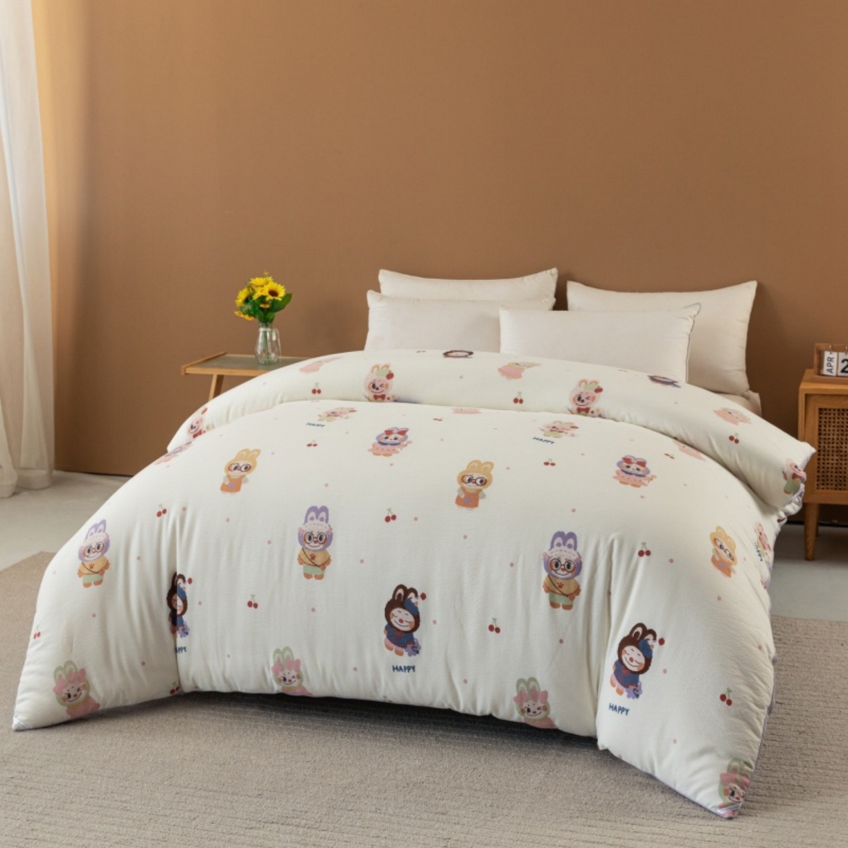 91家纺网 家纺一手货源 找家纺 梦镜家纺 2025新款A类云感双层纱冬被被子被芯买家秀 拉布大王