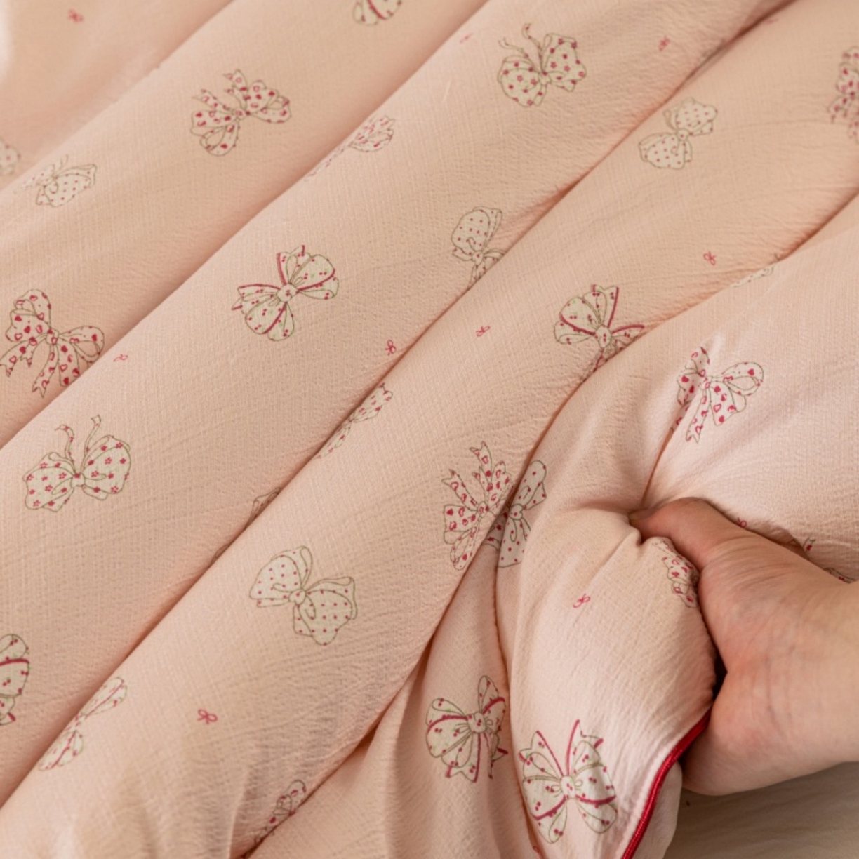 91家纺网 家纺一手货源 找家纺 梦镜家纺 2025新款A类云感双层纱冬被被子被芯买家秀 心愿