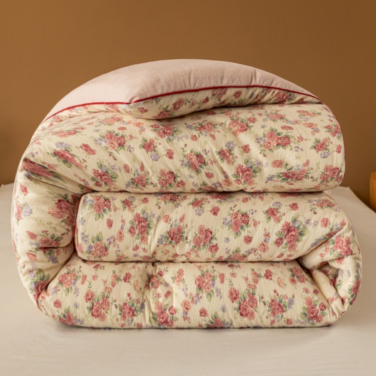 梦镜家纺 2025新款A类云感双层纱冬被被子被芯买家秀 星眠云野