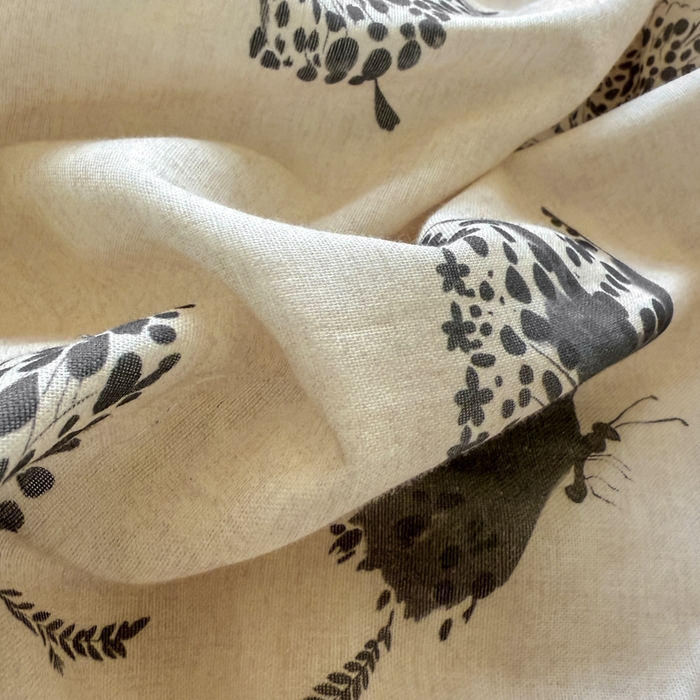 91家纺网 家纺一手货源 找家纺 宅家居 2025新款A类轻法式复古赫本风全棉纯棉有氧双层纱花边四件套黑色韩式花边三件套 蝶影