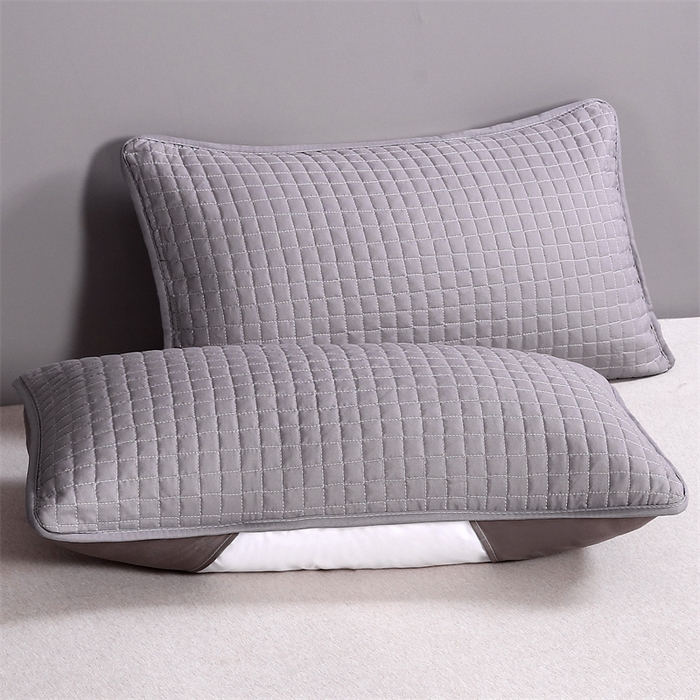 91家纺网 家纺一手货源 找家纺 （总）诺享家纺 2025新款绗缝夹棉枕套防口水防头油防尘枕芯隔离套