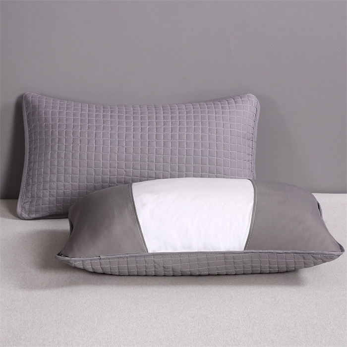 91家纺网 家纺一手货源 找家纺 （总）诺享家纺 2025新款绗缝夹棉枕套防口水防头油防尘枕芯隔离套