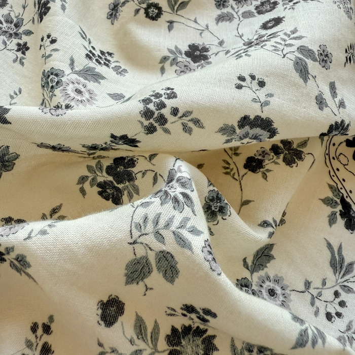 91家纺网 家纺一手货源 找家纺 宅家居 2025新款A类轻法式复古赫本风全棉纯棉有氧双层纱花边四件套黑色韩式花边三件套 花园蜜兔