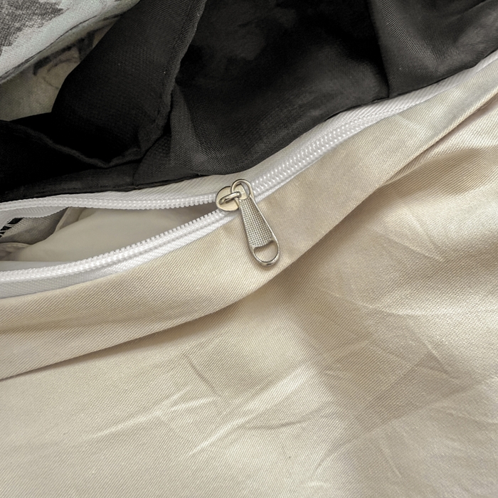 91家纺网 家纺一手货源 找家纺 宅家居 2025新款A类轻法式复古赫本风全棉纯棉有氧双层纱花边四件套黑色韩式花边三件套 莫奈