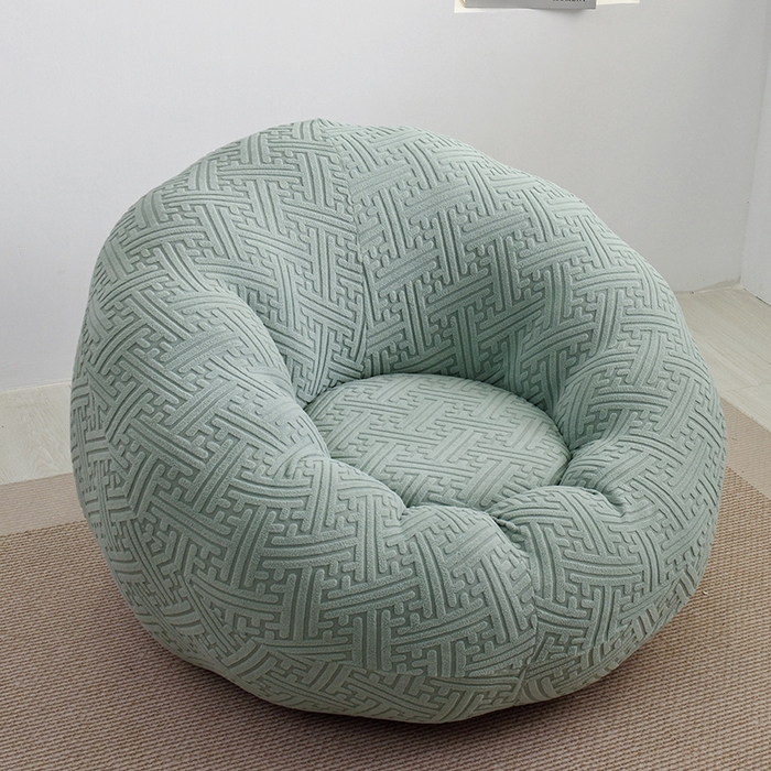 91家纺网 家纺一手货源 找家纺 启博家纺 2025新款磨毛提花南瓜椅套 草绿