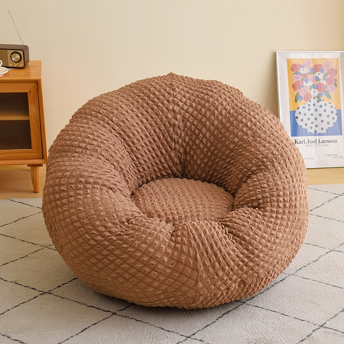 91家纺网 家纺一手货源 找家纺 （总）启博家纺 2025新款泡泡纱南瓜椅套