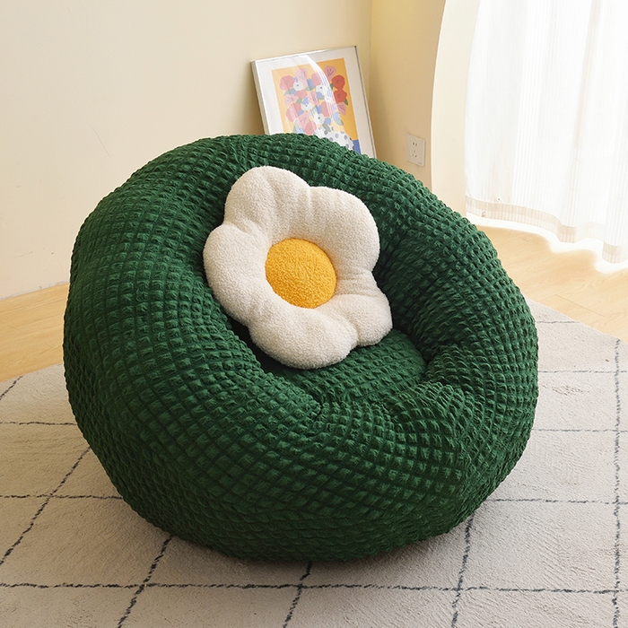 91家纺网 家纺一手货源 找家纺 （总）启博家纺 2025新款泡泡纱南瓜椅套