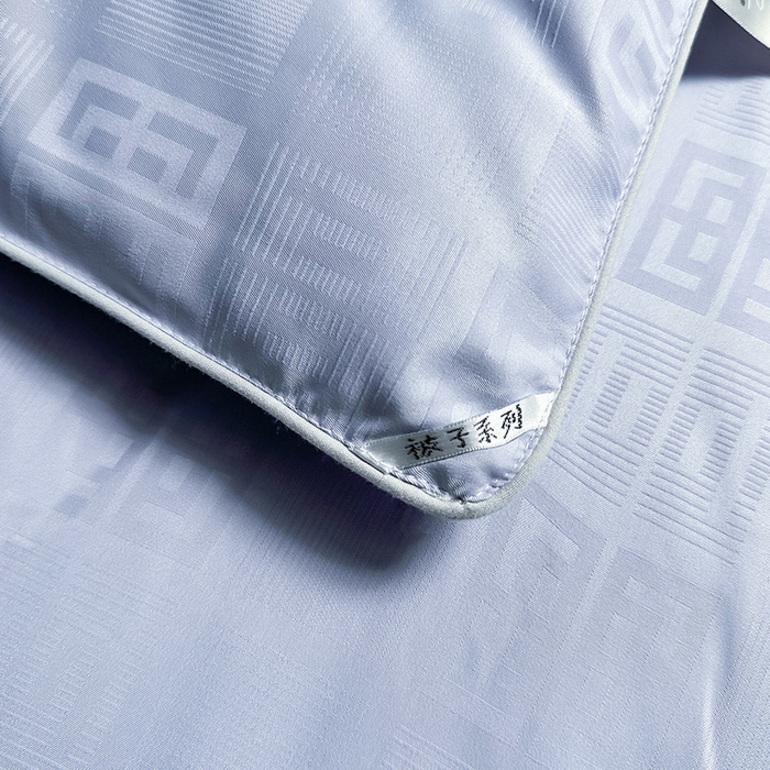 91家纺网 家纺一手货源 找家纺 兴邦家纺 2026新款全棉提花蚕丝被加厚冬被春秋被蚕蛹蛋白被外贸跨境被子被芯直播爆款 提花款-简爱-宝蓝