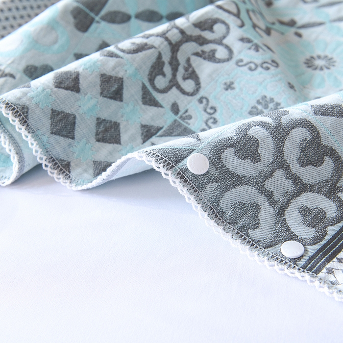 91家纺网 家纺一手货源 找家纺 （总）悦然毛巾被 2025新款全棉纯棉纱布多功能枕巾枕套带扣子