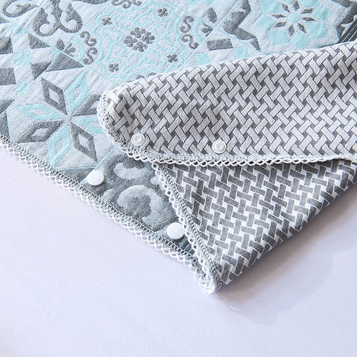 91家纺网 家纺一手货源 找家纺 （总）悦然毛巾被 2025新款全棉纯棉纱布多功能枕巾枕套带扣子