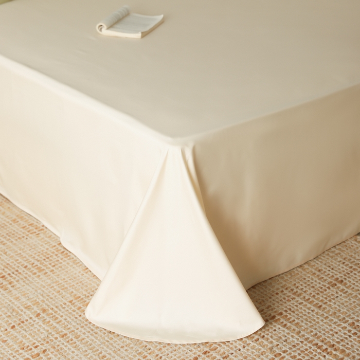 91家纺网 家纺一手货源 找家纺 云栖家居 2025新款全棉纯棉纯色双拼色长绒棉纯棉四件套--极简 原力绿&米粒碎