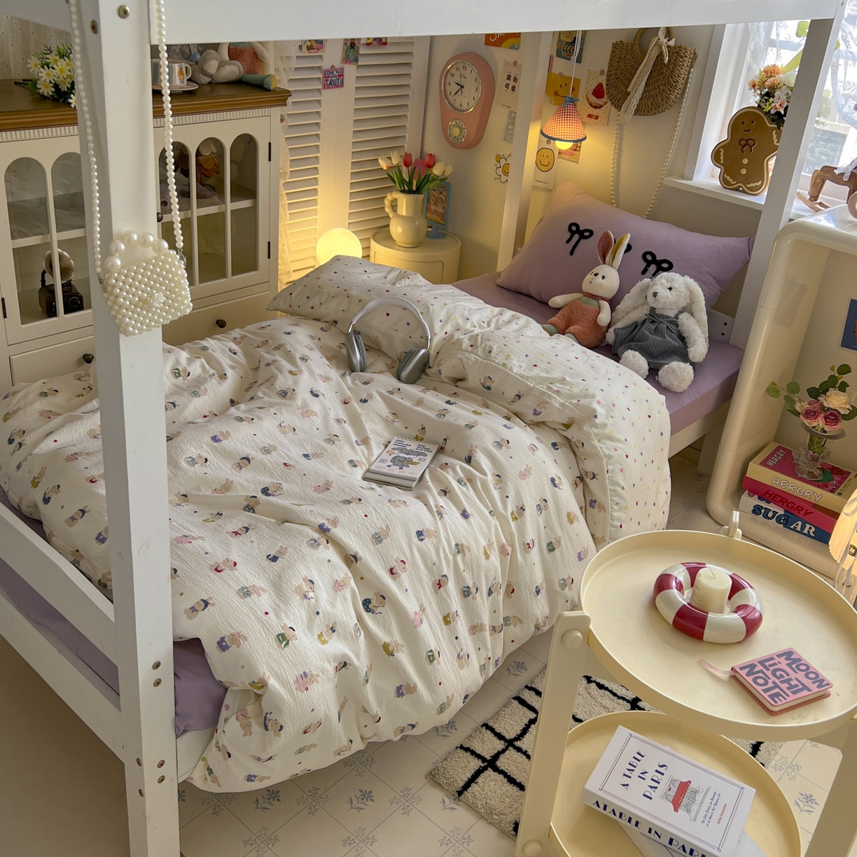 91家纺网 家纺一手货源 找家纺 （总）三元色 2025新款云感毛巾绣学生三件套