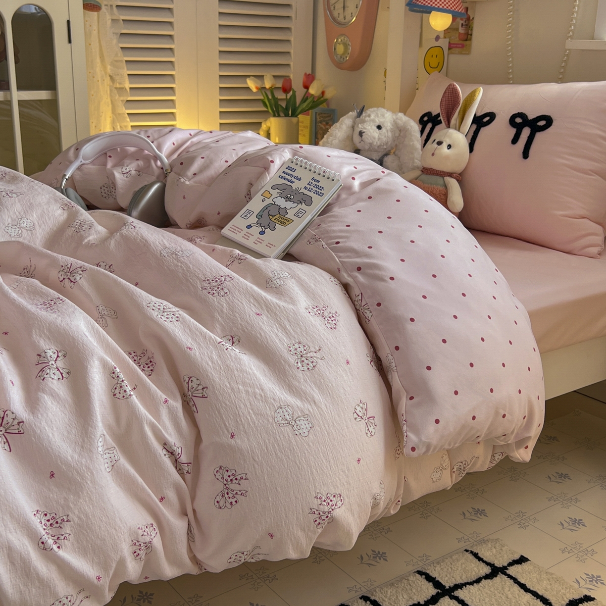 91家纺网 家纺一手货源 找家纺 三元色 2025新款云感毛巾绣学生三件套 心愿