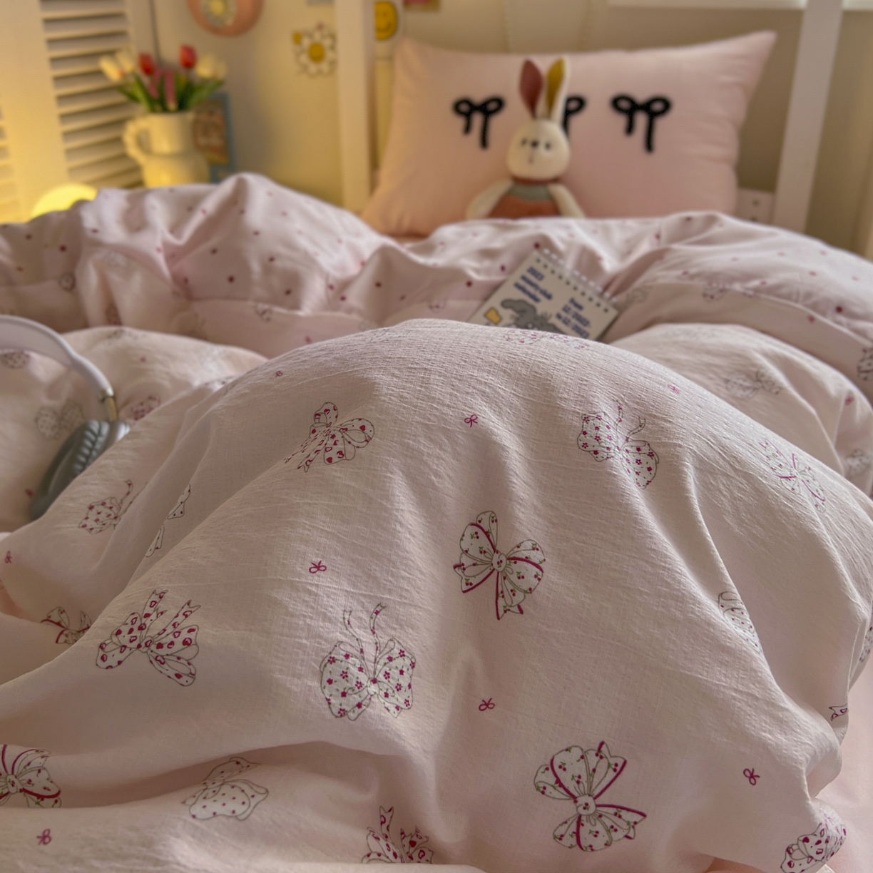 91家纺网 家纺一手货源 找家纺 三元色 2025新款云感毛巾绣学生三件套 心愿