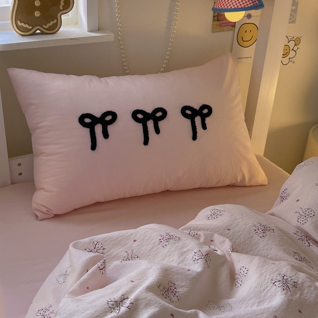 91家纺网 家纺一手货源 找家纺 三元色 2025新款云感毛巾绣学生三件套 心愿