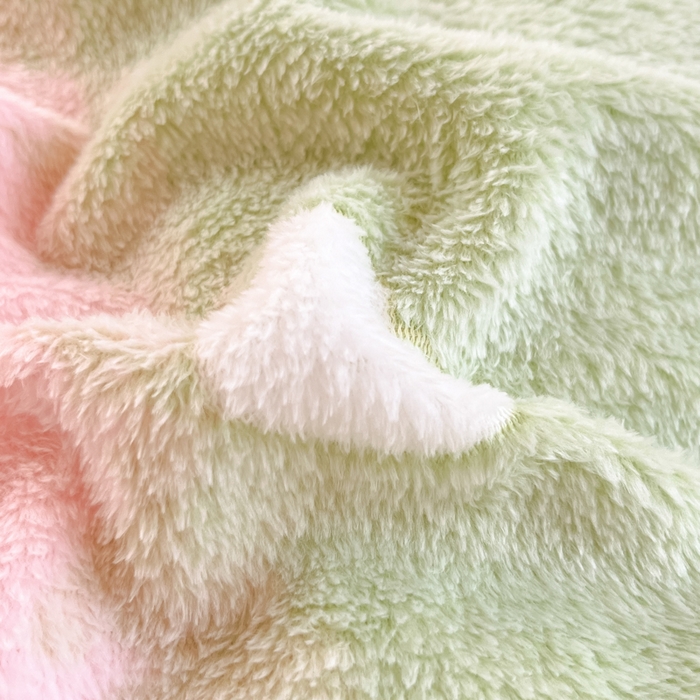 91家纺网 家纺一手货源 找家纺 川悦生活 2025新款立体雪花绒印花四件套学生床系列一场景一 彩虹爱语粉