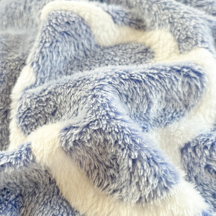 91家纺网 家纺一手货源 找家纺 川悦生活 2025新款立体雪花绒印花四件套学生床系列一场景一 奶味云朵