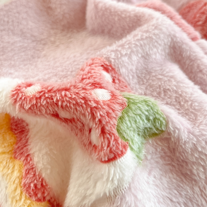 91家纺网 家纺一手货源 找家纺 川悦生活 2025新款立体雪花绒印花四件套学生床系列一场景一 幸福甜兔