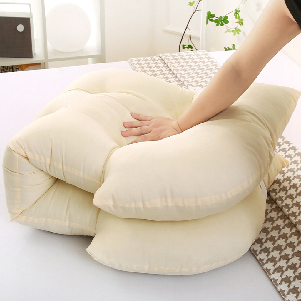 91家纺网 家纺一手货源 找家纺 （总）碧尔家居 2025新款学生床头靠垫大靠背卧室床上靠枕米黄榻榻米软包护腰防撞软垫绑带