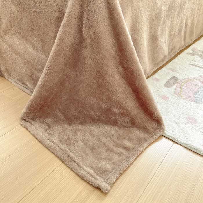 91家纺网 家纺一手货源 找家纺 川悦生活 2025新款立体雪花绒印花大床四件套系列一场景一 巧克力熊