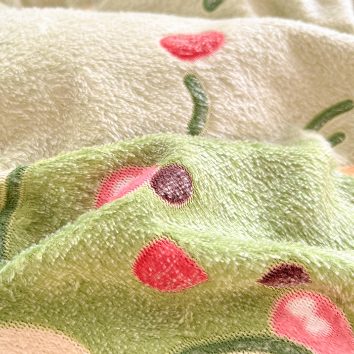 91家纺网 家纺一手货源 找家纺 川悦生活 2025新款立体雪花绒印花大床四件套系列一场景一 甜系龙龙