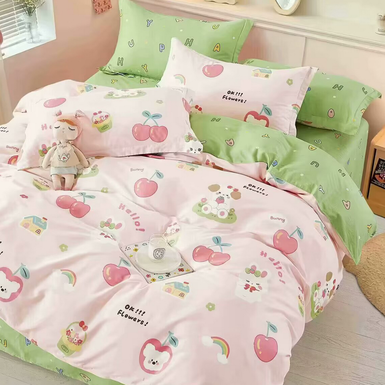 91家纺网 家纺一手货源 找家纺 （总）未来家居 2025新款长绒棉四件套UML13370