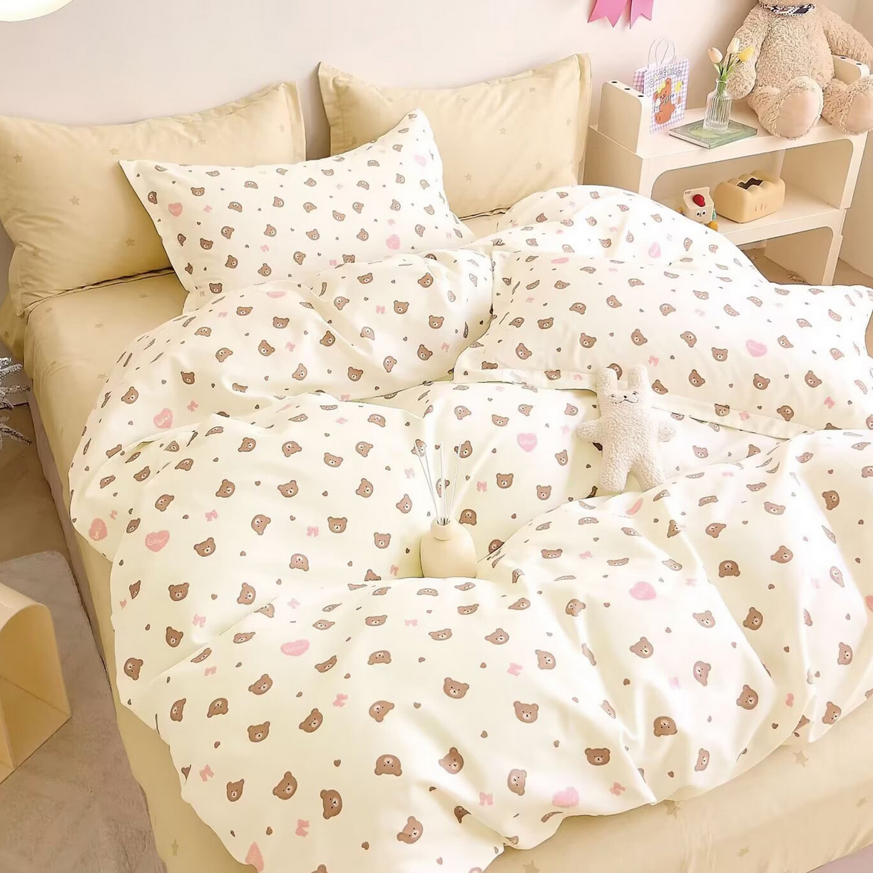 91家纺网 家纺一手货源 找家纺 （总）未来家居 2025新款长绒棉四件套UML13370