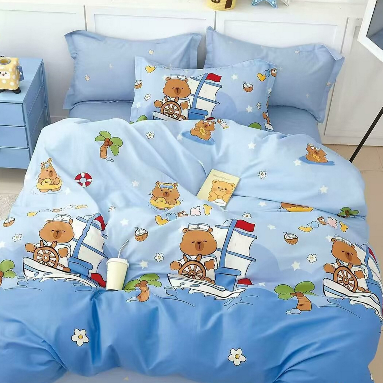 91家纺网 家纺一手货源 找家纺 （总）未来家居 2025新款长绒棉四件套UML13370