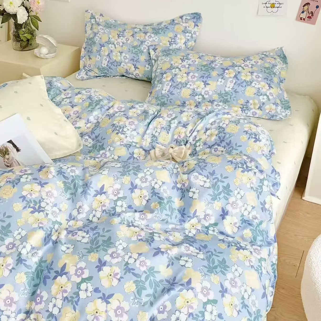 91家纺网 家纺一手货源 找家纺 （总）未来家居 2025新款长绒棉四件套UML13370