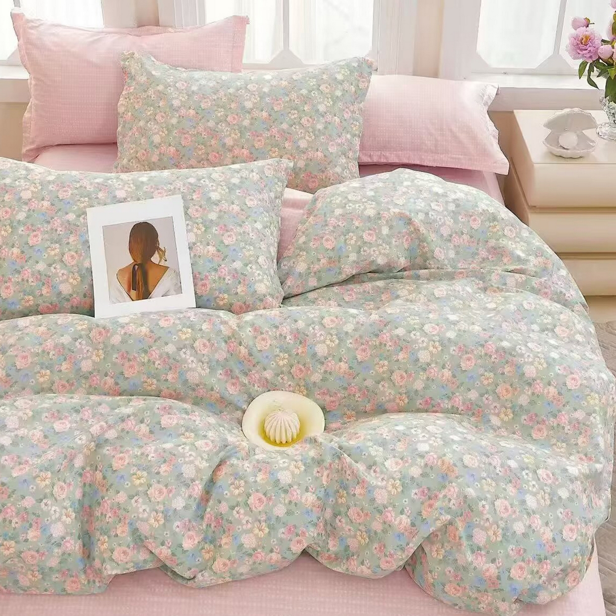 91家纺网 家纺一手货源 找家纺 （总）未来家居 2025新款长绒棉四件套UML13370