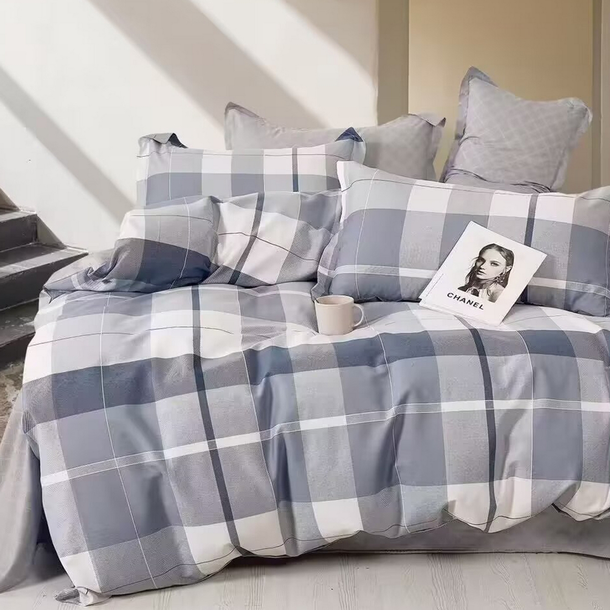 91家纺网 家纺一手货源 找家纺 （总）未来家居 2025新款长绒棉四件套UML13370