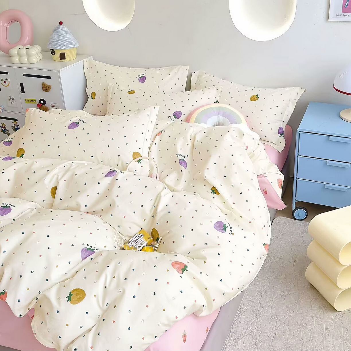 91家纺网 家纺一手货源 找家纺 （总）未来家居 2025新款长绒棉四件套UML13370