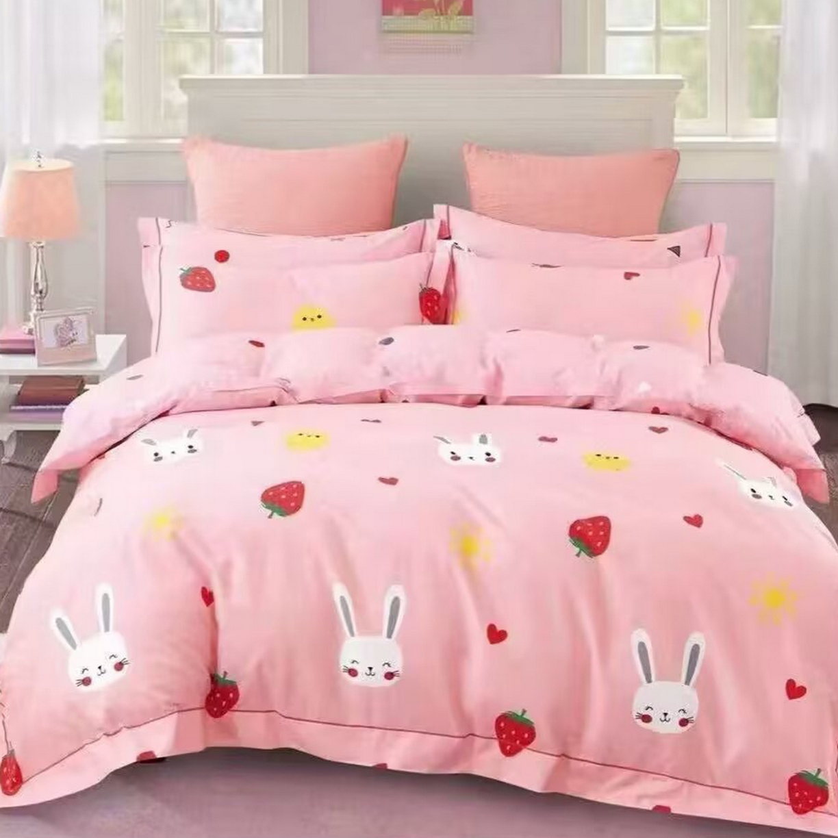 91家纺网 家纺一手货源 找家纺 （总）未来家居 2025新款长绒棉四件套UML13370