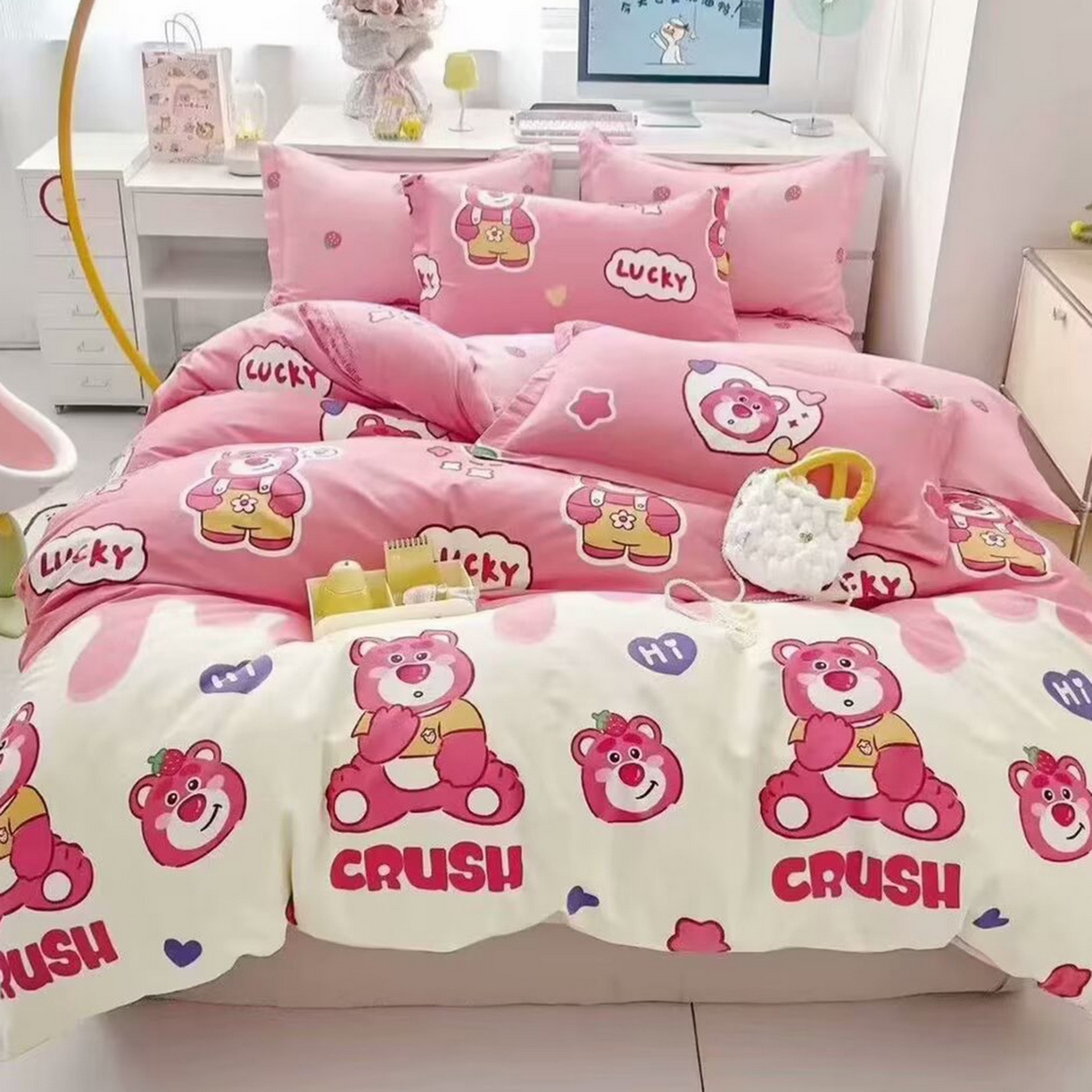 91家纺网 家纺一手货源 找家纺 （总）未来家居 2025新款长绒棉四件套UML13370