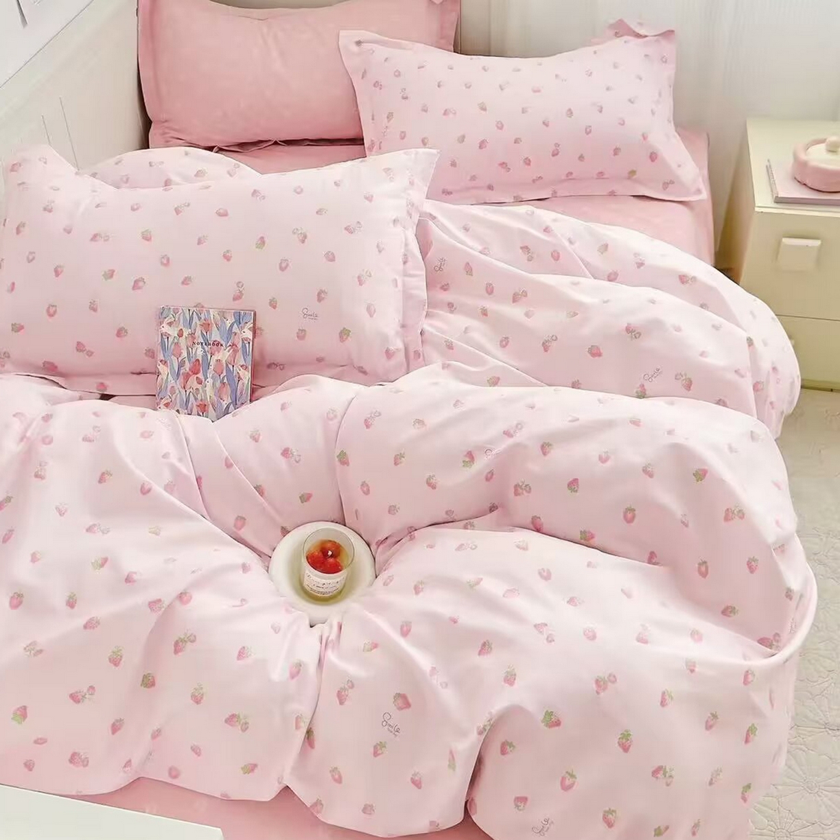 91家纺网 家纺一手货源 找家纺 （总）未来家居 2025新款长绒棉四件套UML13370