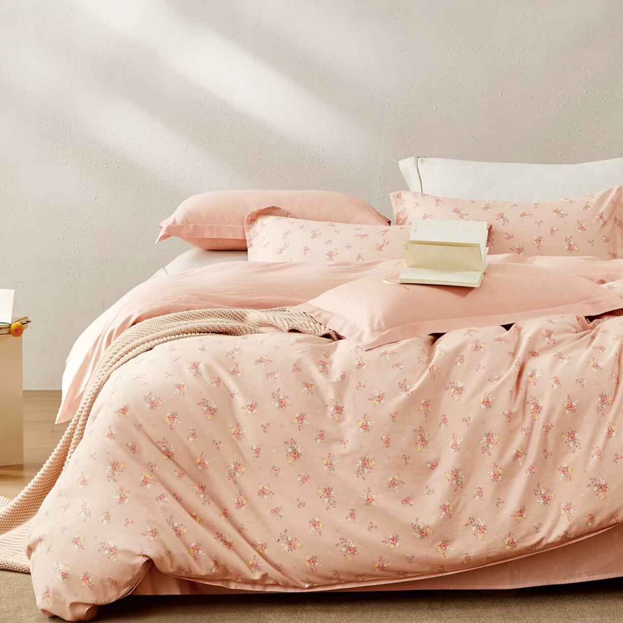 91家纺网 家纺一手货源 找家纺 （总）未来家居 2025新款长绒棉四件套UML13370