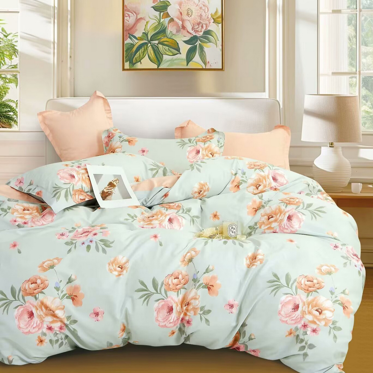 91家纺网 家纺一手货源 找家纺 （总）未来家居 2025新款长绒棉四件套UML13370