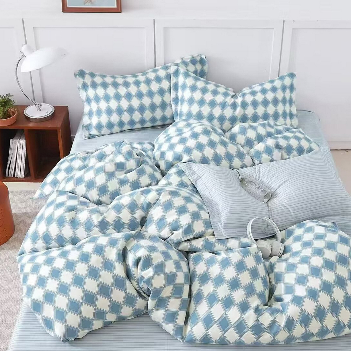 91家纺网 家纺一手货源 找家纺 （总）未来家居 2025新款长绒棉四件套UML13370