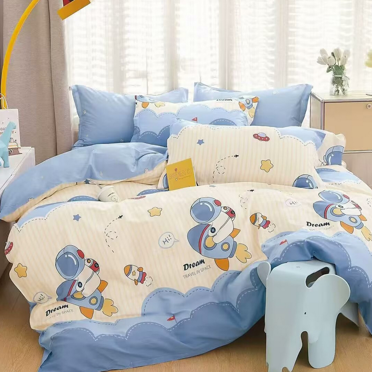 91家纺网 家纺一手货源 找家纺 （总）未来家居 2025新款长绒棉四件套UML13370