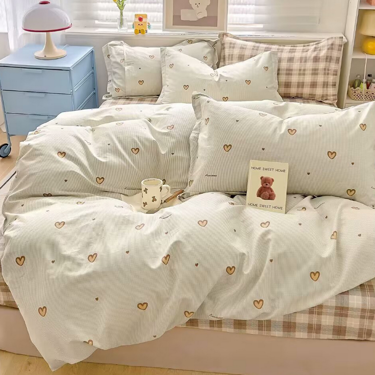 91家纺网 家纺一手货源 找家纺 （总）未来家居 2025新款长绒棉四件套UML13370