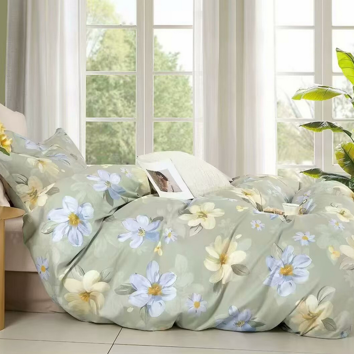 91家纺网 家纺一手货源 找家纺 （总）未来家居 2025新款长绒棉四件套UML13370