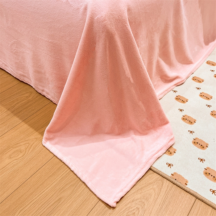 91家纺网 家纺一手货源 找家纺 川悦生活 2025新款立体雪花绒印花大床四件套系列一场景一 小狗物语