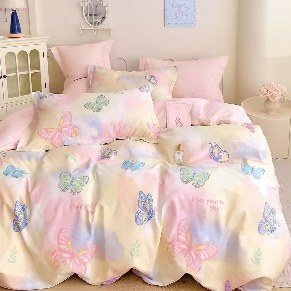 91家纺网 家纺一手货源 找家纺 （总）未来家居 2025新款长绒棉四件套UML13370