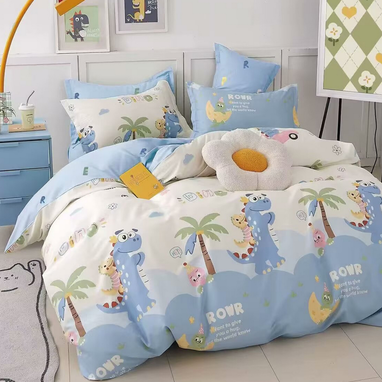 91家纺网 家纺一手货源 找家纺 （总）未来家居 2025新款长绒棉四件套UML13370